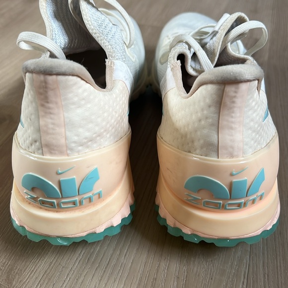 Nike Air Zoom Infinity Tour White Peach Sz 8.5 - Picture 3 of 5